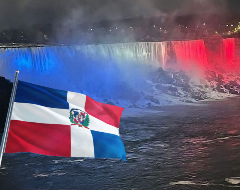 Cataratas del Niágara se iluminarán con los colores de la bandera dominicana