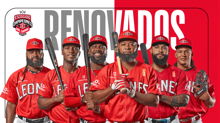 Leones del Escogido renuevan contrato con seis jugadores