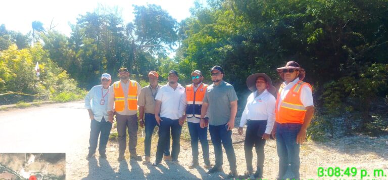 Obras Públicas realiza recorrido con contratistas para intervenir carretera circuito del Lago Enriquillo en Independencia