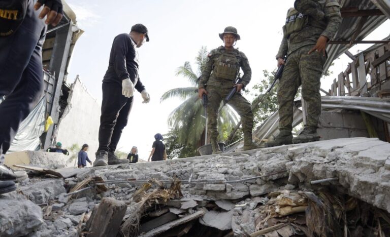 Terremoto de magnitud 6.3 sacude la isla filipina de Mindanao