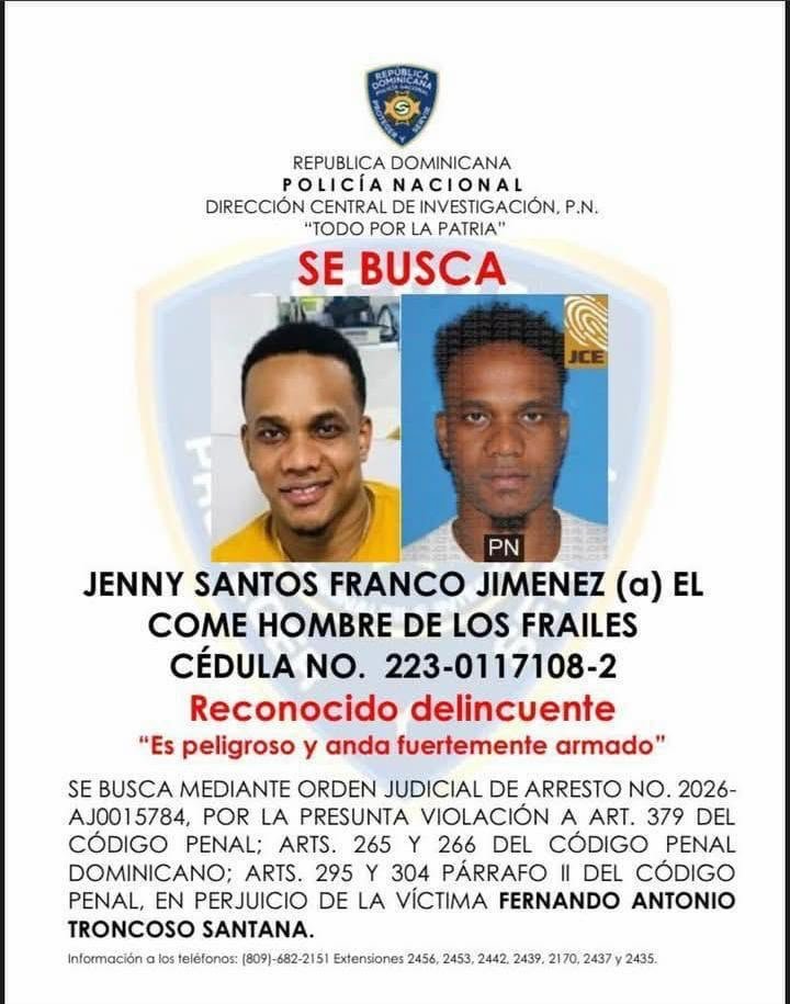 La Policía mata al apodado “El come hombre de los Frailes” en presunto enfrentamiento